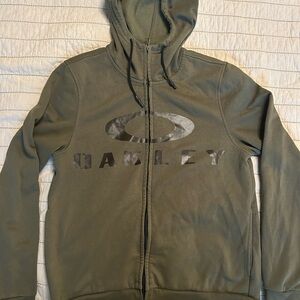 Oakley Olive Full-Zip Hoodie